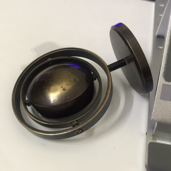 •• Vintage Gimbal study tablet compass. •• - Picture 4 of 5